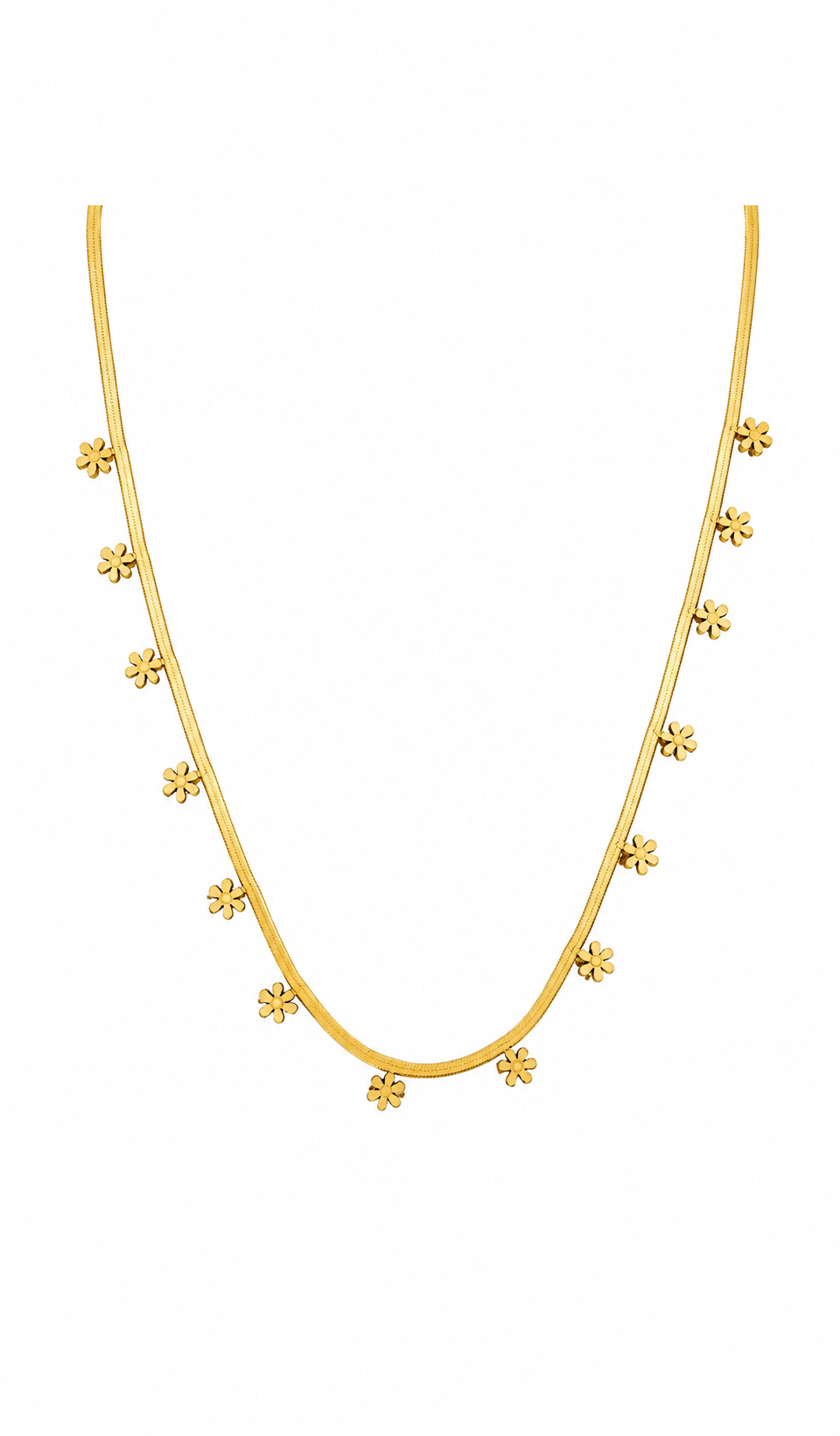 Multi-flower Charm Necklace